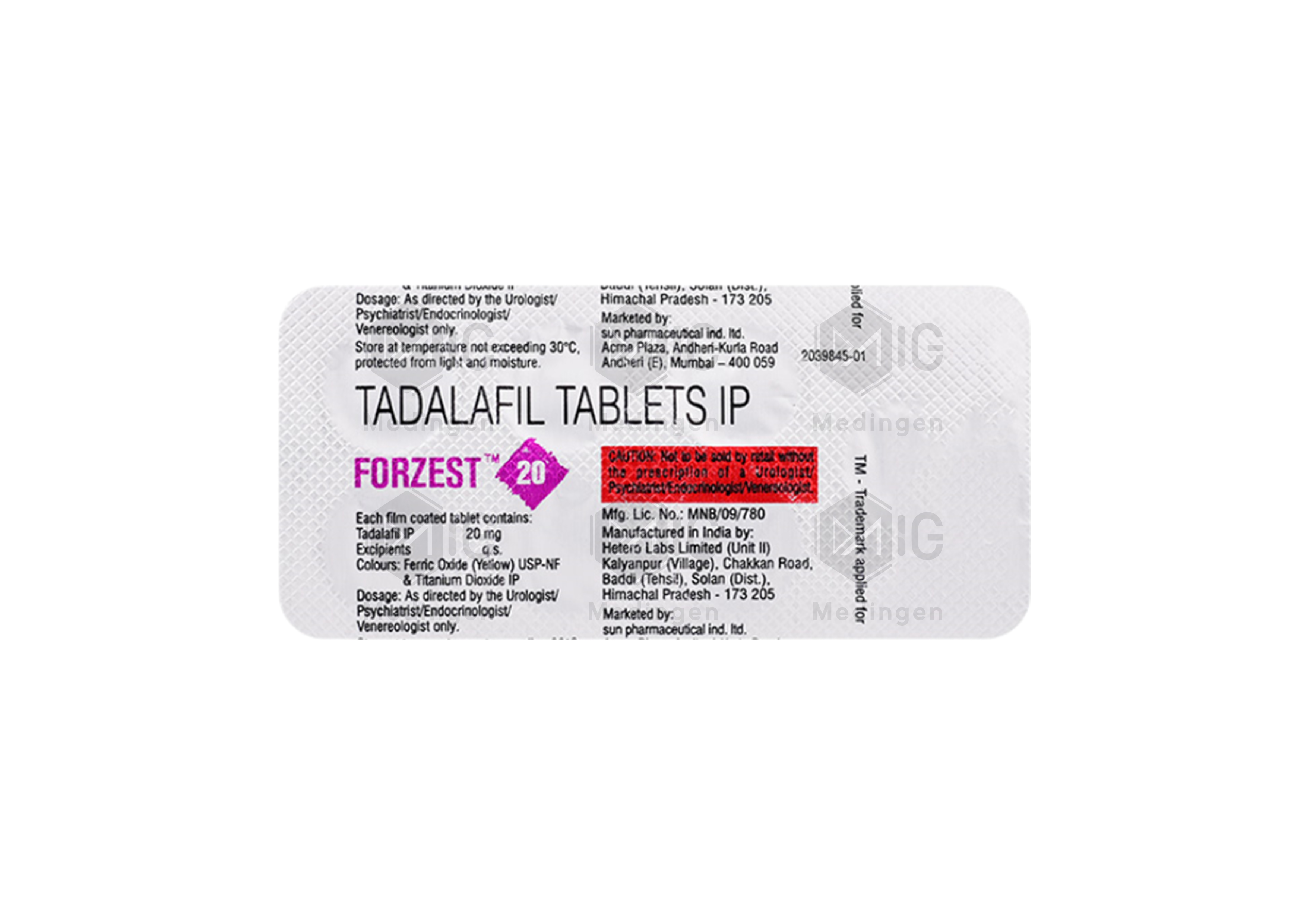 FORZEST 20MG